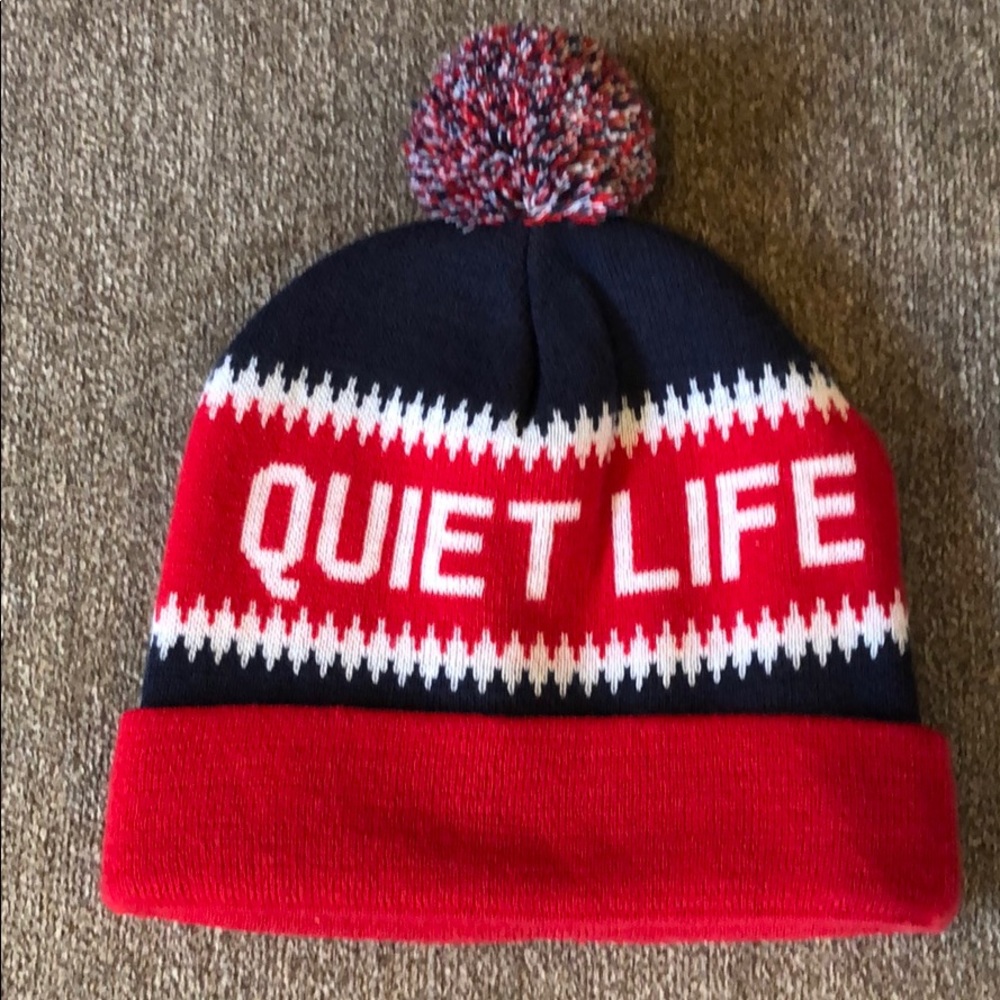 Pom beanie.